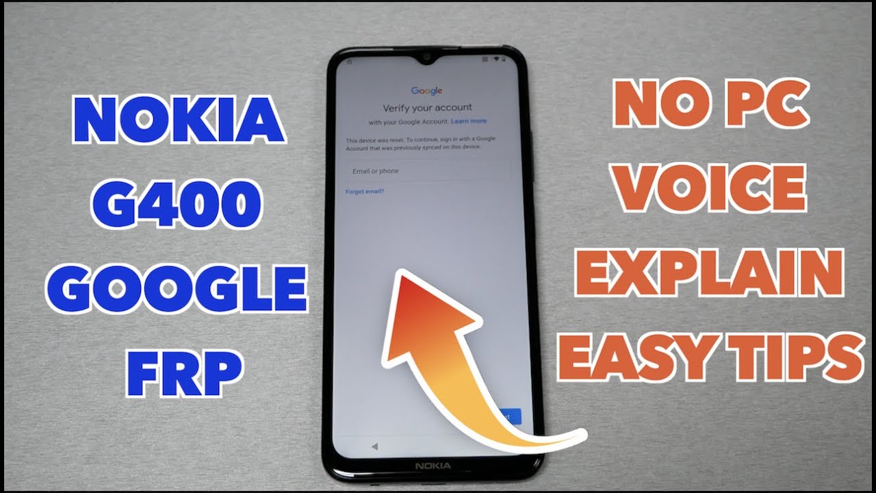 Nokia G400 5G How to bypass google FRP for metro by Nokia G400 5G How to bypass google FRP for metro by