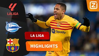 VURIGE VITOR ROQUE DOET HET NOG EEN KEER😱! | Alavés vs Barcelona | La Liga 2023/