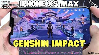 Iphone Xs Max Genshin Impact Gaming Test Apple A12 Bionic