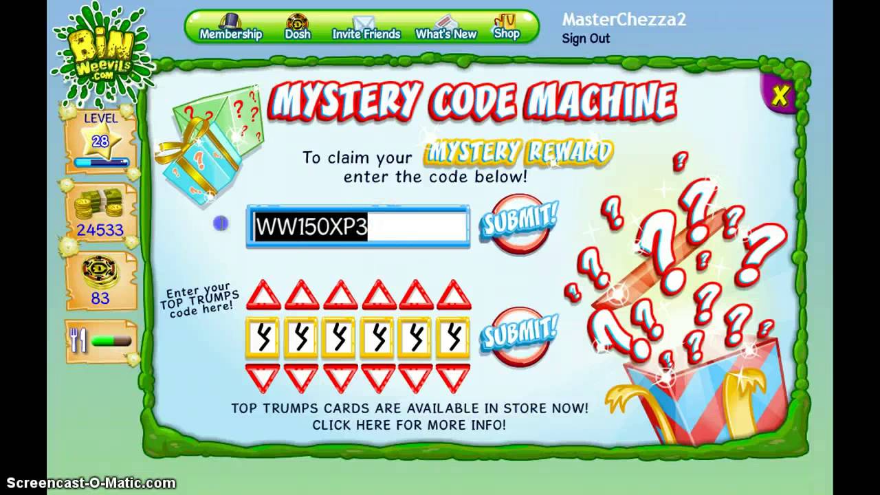 Bin Weevils Dosh Codes 2019 Bin Weevils Dosh Codes 2019