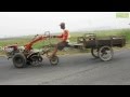 Riding Yanmar Rotary Hand Tiller 2 Wheel Tractor