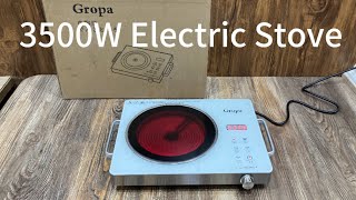Gropa Japan Original Electric Stove High Quality, 3500W Maximum, Premium Quality Stove