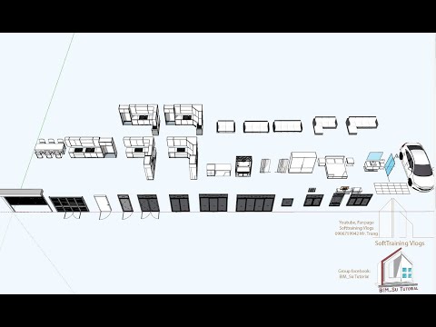 LAYOUT SKETCHUP - THƯ VIỆN DYNAMIC update mãi mãi