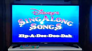 Opening To Disney's Sing-Along Songs: Zip-A-Dee-Doo-Dah 1986 VHS