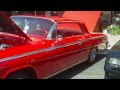 Classic red 1962 Chevrolet Impala 2 door hardtop