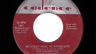 Watch Chordettes No Other Arms No Other Lips video
