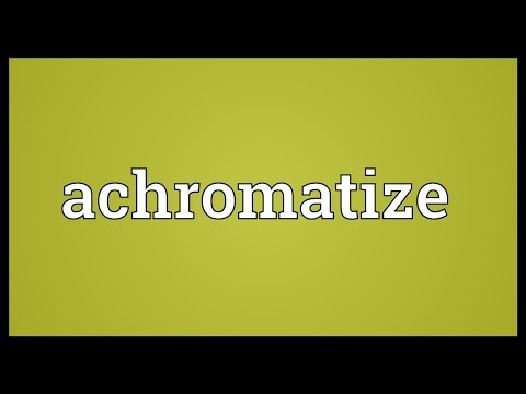 Header of achromatize