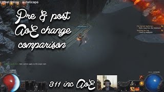 Poe 311% Aoe Comparison - Pre & Post Aoe Change