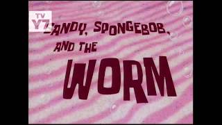Sandy, Spongebob And The Worm Le Card - Nickelodeon Us