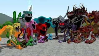 All Catnaps And Dogdays Vs All Smiling Critters Monsters In Garry's Mod!