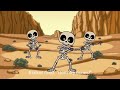 Muffin Songs - Dry Bones (Dem Bones) - Bone Dance / Skeleton Dance | nursery rhymes