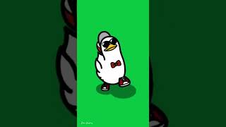 Chicken Graphic Green Screen Background