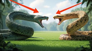 Giant Python Vs Colossal Snake Epic Wild Jungle Fight Caught In Real Action