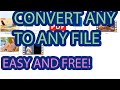 Free quick file CONVERTER for WINDOWS, mp4, mov, mp3, jpg, webp, png, tiff, doc, pdf and much more