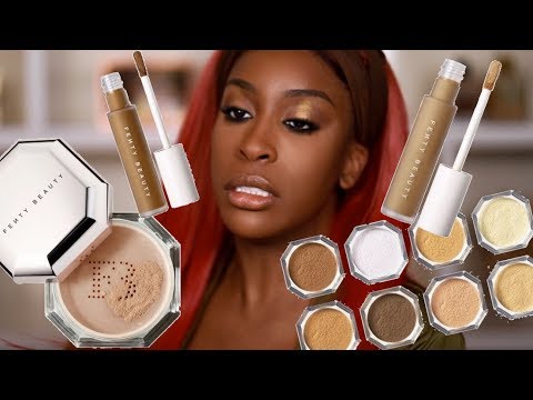 Has FENTY Done It Again?! Pro Filt'r Concealer & Setting Powder Review | Jackie Aina
