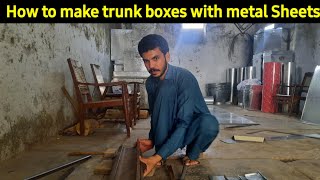 Diy Making Trunk Boxes With Metal Sheets How To Make Trunk