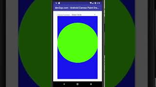 Android Canvas And Paint Common Function Example