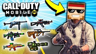 Using Call Of Duty Weapons In Pixel Gun 3D All Primary Weapons