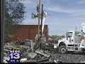 Foam sheets burn at Farmington business