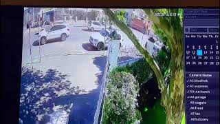 Cctv Captures The Moment An Articulated Truck Overturned On Kloof Nek Road, Cape Town