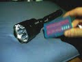 TRUSTFIRE TR-3T6 TRIPLE XML 3800 Lumen LED Review W/Maglite XL200 Comparision 1/2