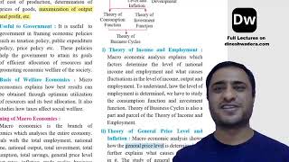 Lecture 6 - Introduction to Micro Economics and Macro Economics - Part 6 - 12th Commerce