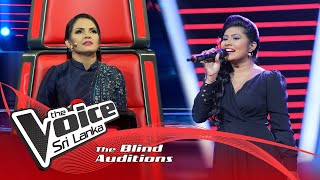 Anarkalie Wishwalekha -Udi Teri Aankhon Se| Blind Auditions | The Voice Sri Lanka