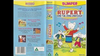 Original VHS Closing: Rupert and the Song Snatcher and Other Stories (UK Retail 