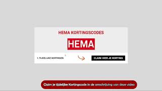 kortingscode Hema