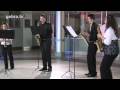 George Gershwin: Liza - Hungary, Pécs. 2009. january, saxophone quartet, concert