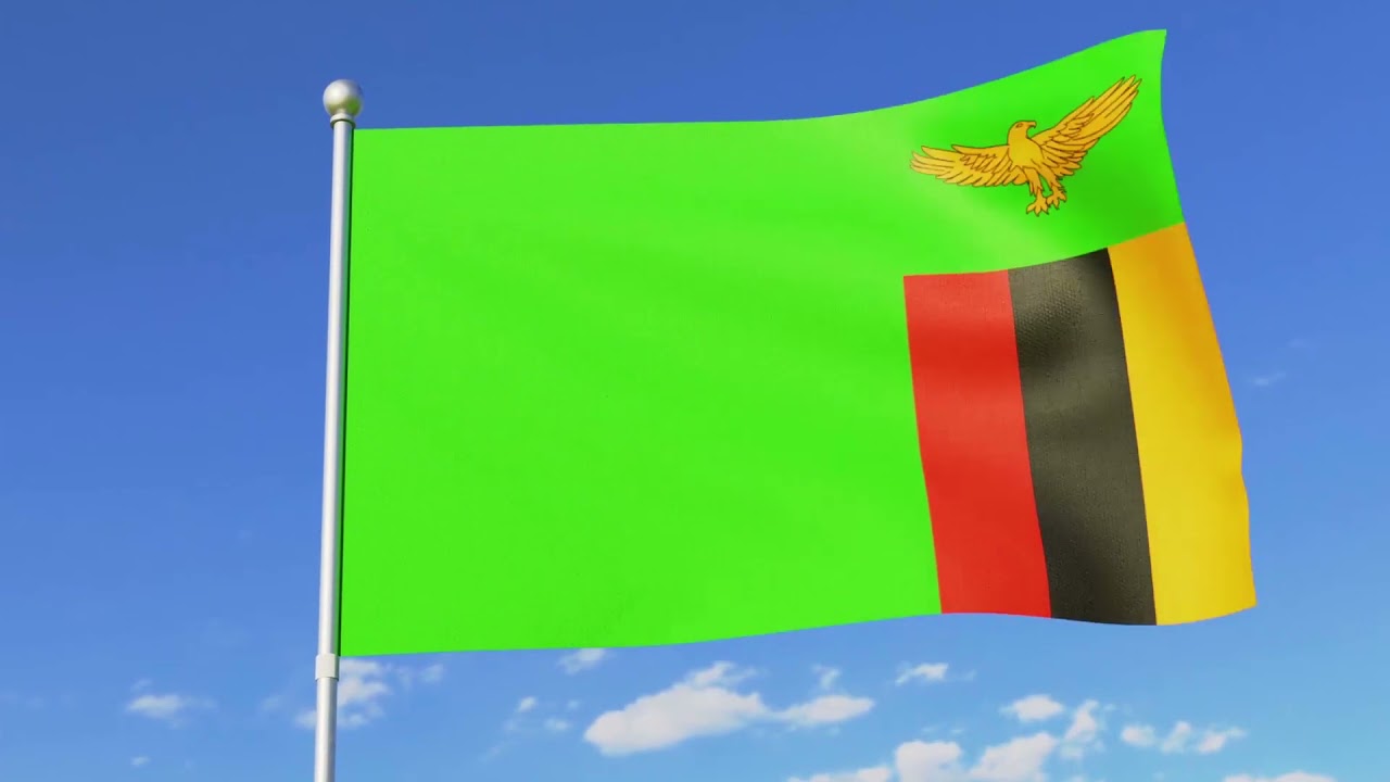 Animation made in Blender | Zambian National Anthem | Flag of Zambia
