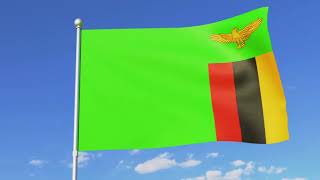 Animation made in Blender | Zambian National Anthem | Flag of Zambia