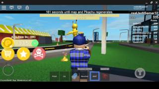 Roblox A Very Hungry Pikachu W Big T Randy Gabriel724 And Poop 2