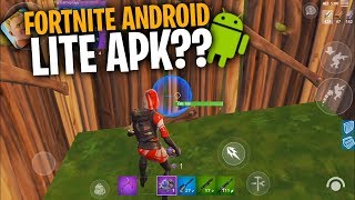 FORTNITE ANDROID LITE PARA GAMA BAJA (32 BITS)!! / REALMENTE EXISTE ??/ APK DE FORTNITE ANDROID LITE