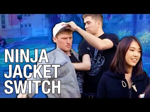Ninja Fast Person Switch Prank Ninja Fast Person Switch Prank klip izle