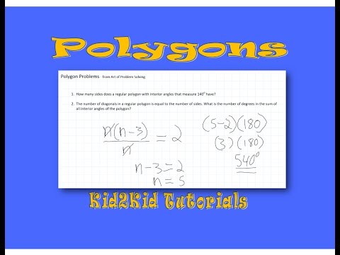 Polygon Problems | Geometry | Kid2Kid Tutorials