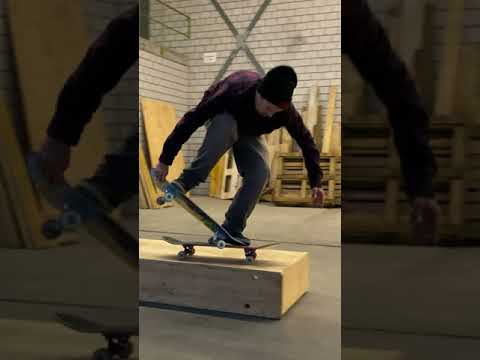 crazy double skateboard trick #short