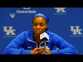 Kentucky Wildcats TV: Bria Goss Pre-Middle Tennessee