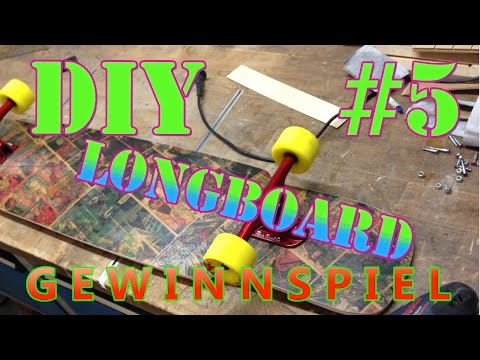 DIY Longboard #5: Holz / Deck pressen + GEWINNSPIEL