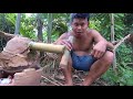 Primitive Technology: Wine Making from Banana Experiment