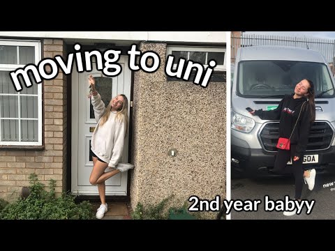 moving into my 2nd year uni house !! | university move in vlog 2021
