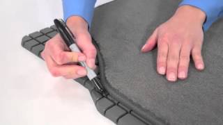 How to Trim a Floor Mat by Kraco