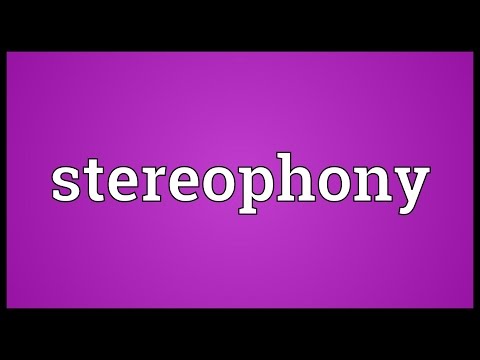 Header of stereophony
