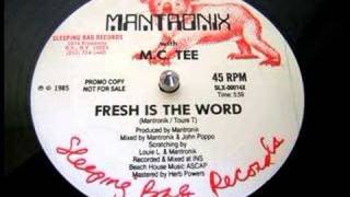 Watch Mantronix Fresh Is The Word video