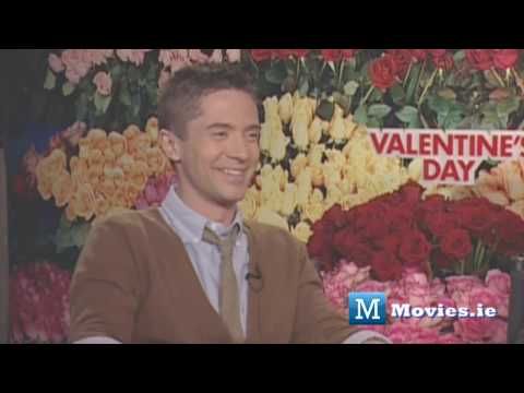 Anne Hathaway Topher Grace talk about Valentine's Movie