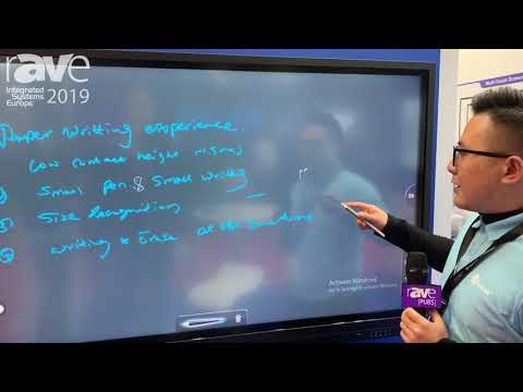 ISE 2019: TimeLink Talks About Its 65″ Interactive Touch Display Product
