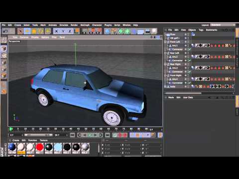 Cinema 4D | Car Rigging Tutorial + FREE 3D car