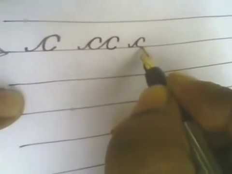 How to Learn Cursive Handwriting in easy way. Part-I - YouTube