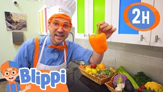 Yummy & Healthy Treats | Blippi Learn To Cook | Kids Adventure & Exploration Videos | Moonbug Kids