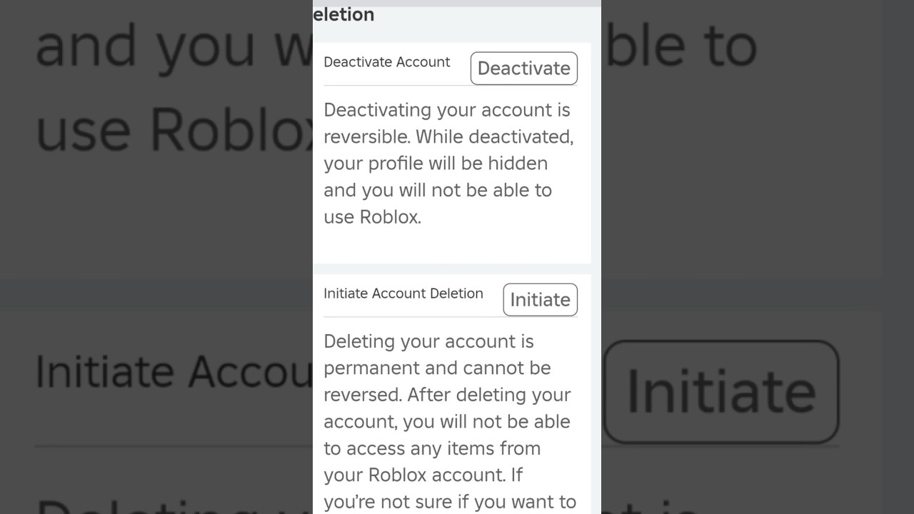 How To Delete/deactivate Your Roblox Account! (no Roblox How To Delete/deactivate Your Roblox Account! (no Roblox